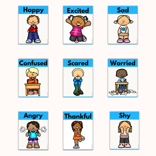 Feelings & Emotions Poster Set