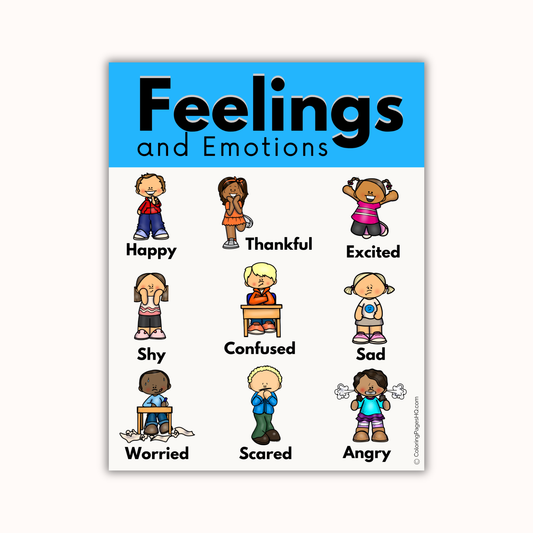 Feelings & Emotions Poster Set